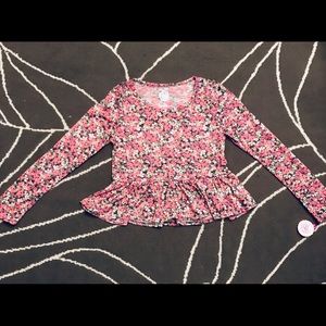 NWT Pink Floral Shirt